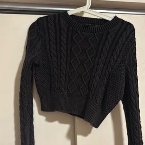 Knitted crop top top for women’s
